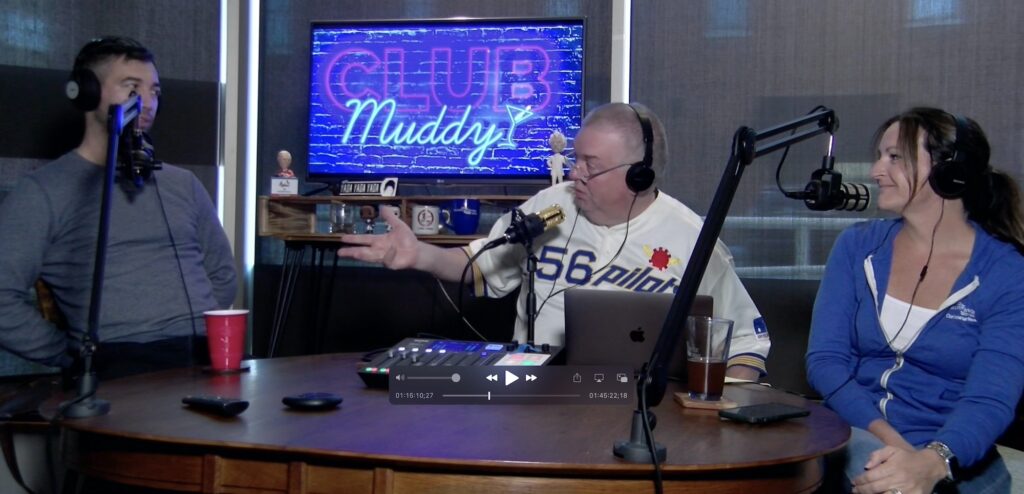 CLUB MUDDY: Davey fills in for Bobby to talk with Frankie and Ashley about water/sewer rates